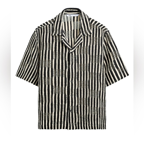 Zara Other - Zara Men Black and White Checkered Shirt